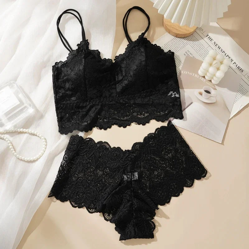 Floral Lace Lingerie Set