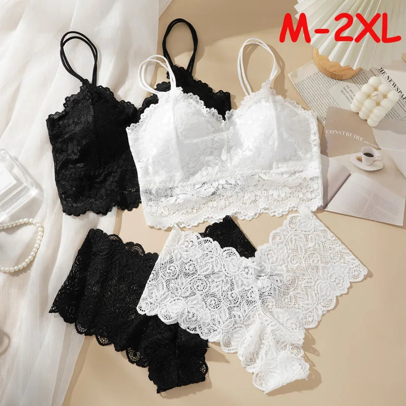 Floral Lace Lingerie Set