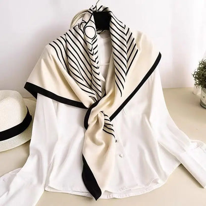 Silk Satin Square Scarf