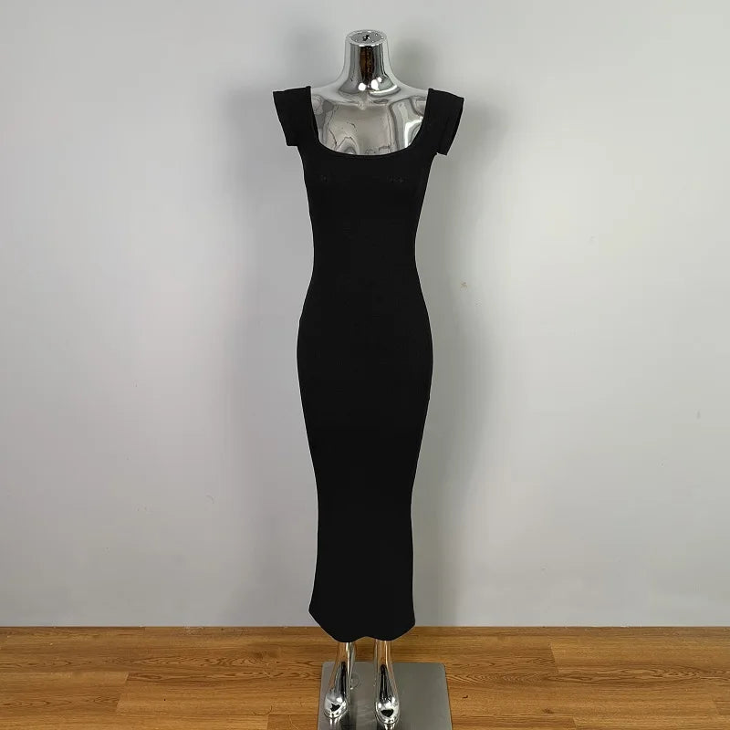 Elegant Wrap Bodycon Dress