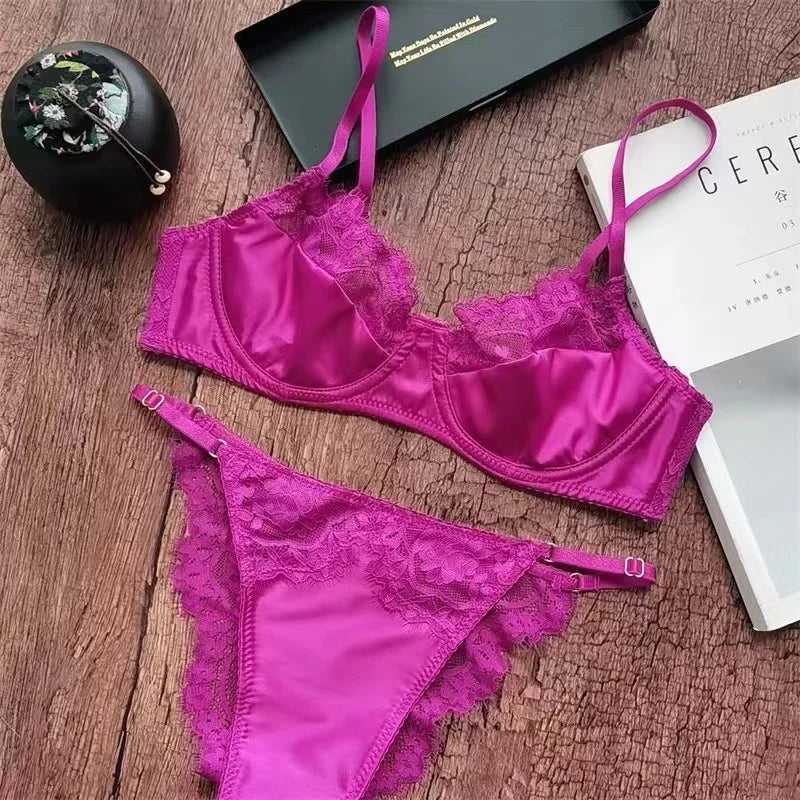 Underwire Lace Corset Lingerie Set