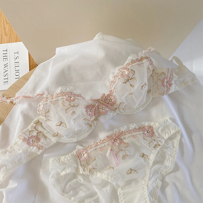 Luxury French Lace Bra Set