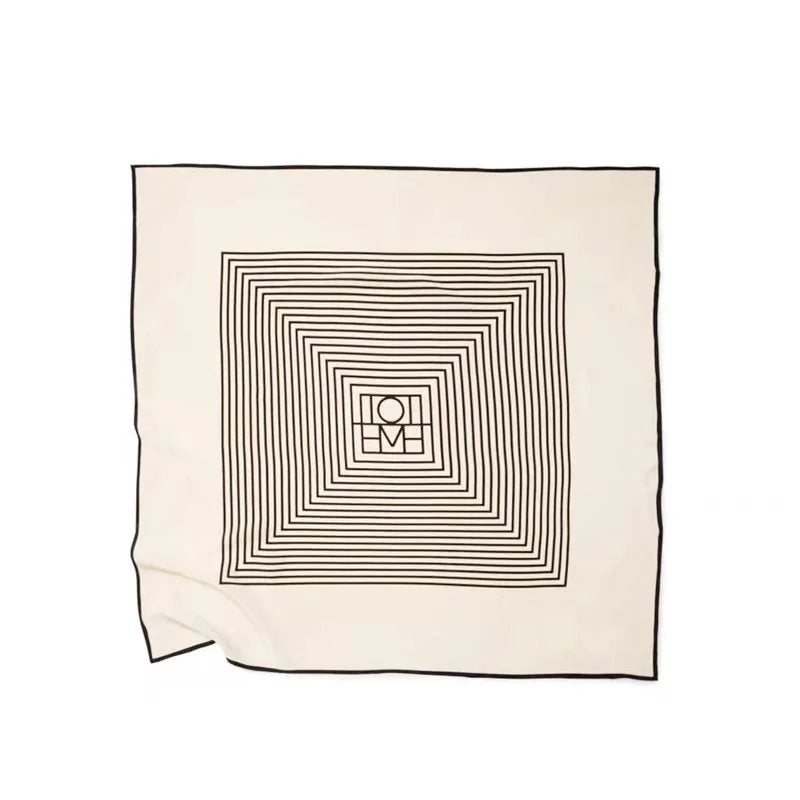 Silk Satin Square Scarf