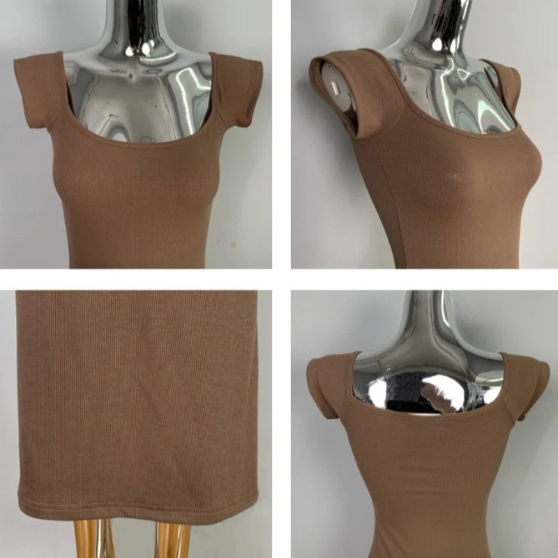 Elegant Wrap Bodycon Dress