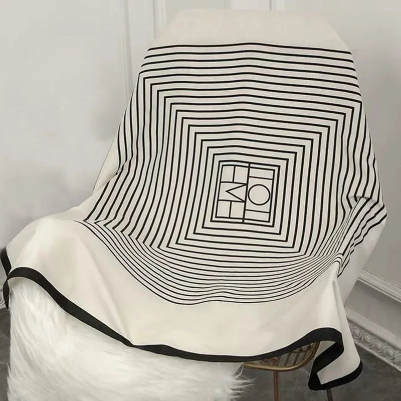 Silk Satin Square Scarf