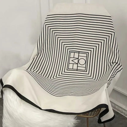 Silk Satin Square Scarf