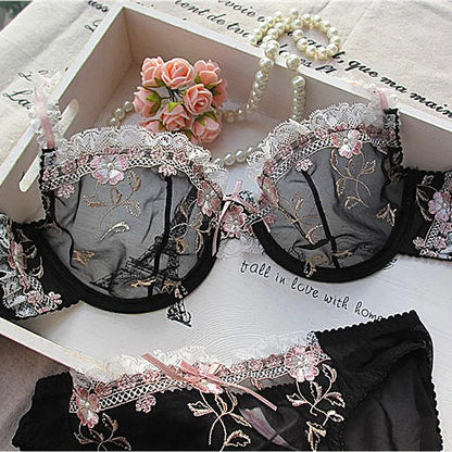 Luxury French Lace Bra Set