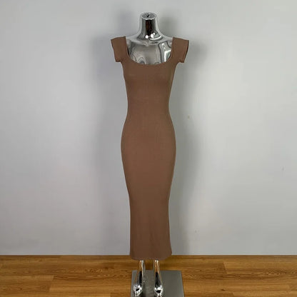Elegant Wrap Bodycon Dress