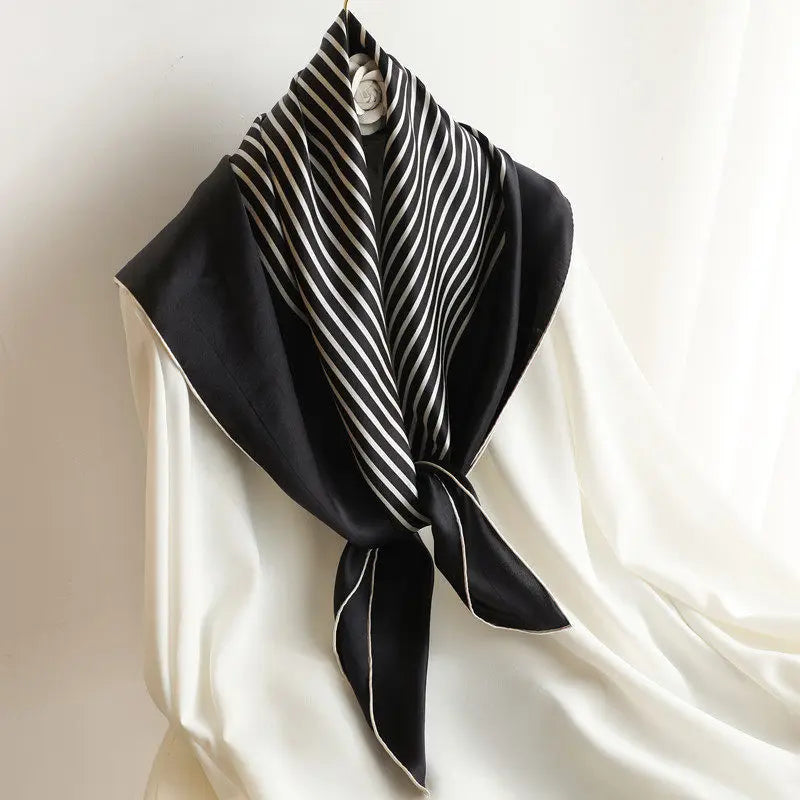 Silk Satin Square Scarf
